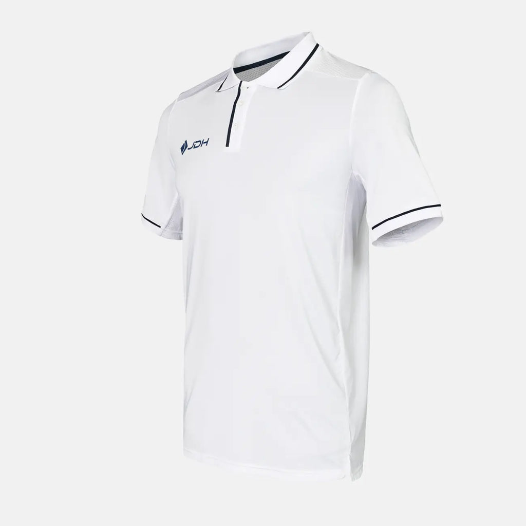 JDH Carbon men pro polo - White
