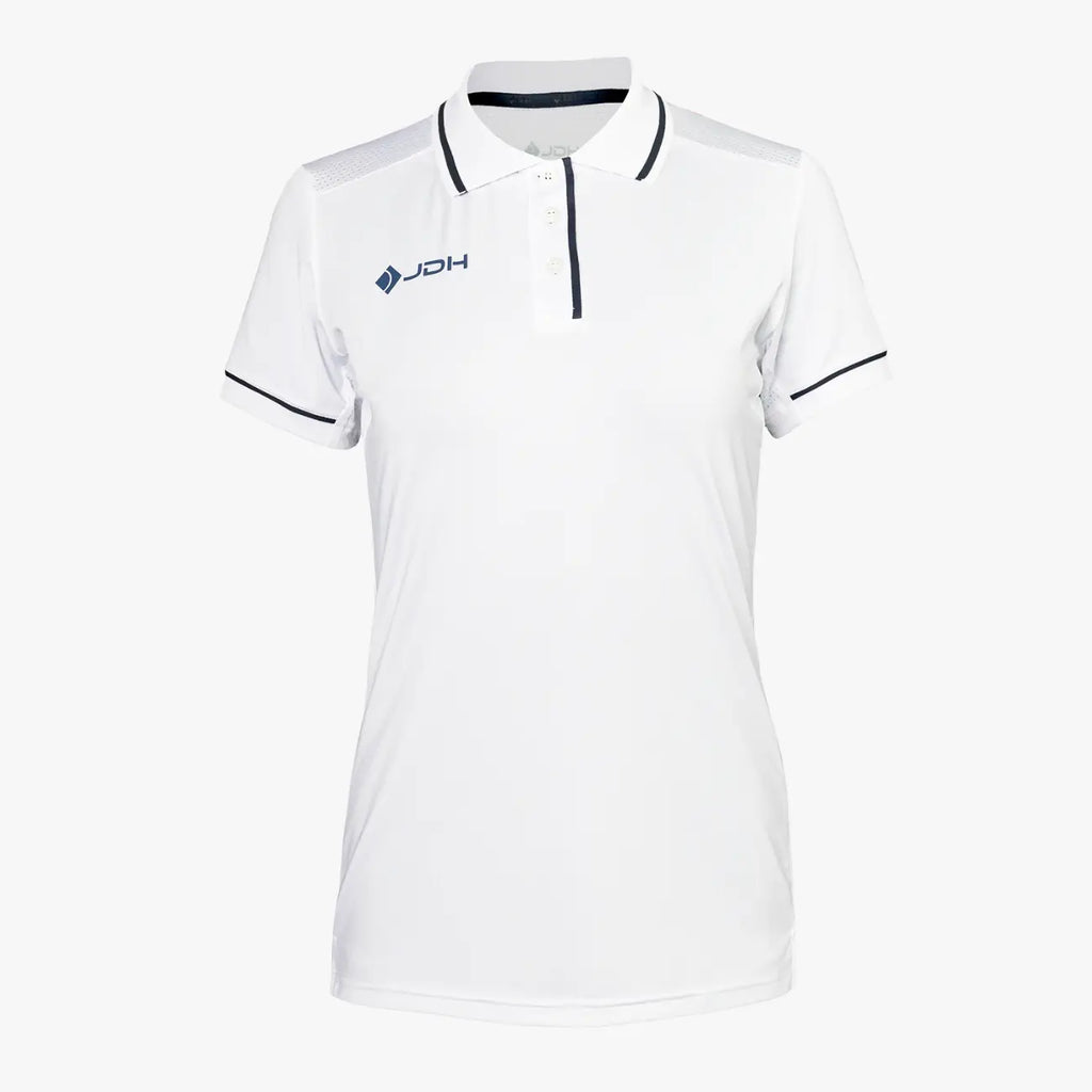 JDH Carbon polo pro fille - Blanc