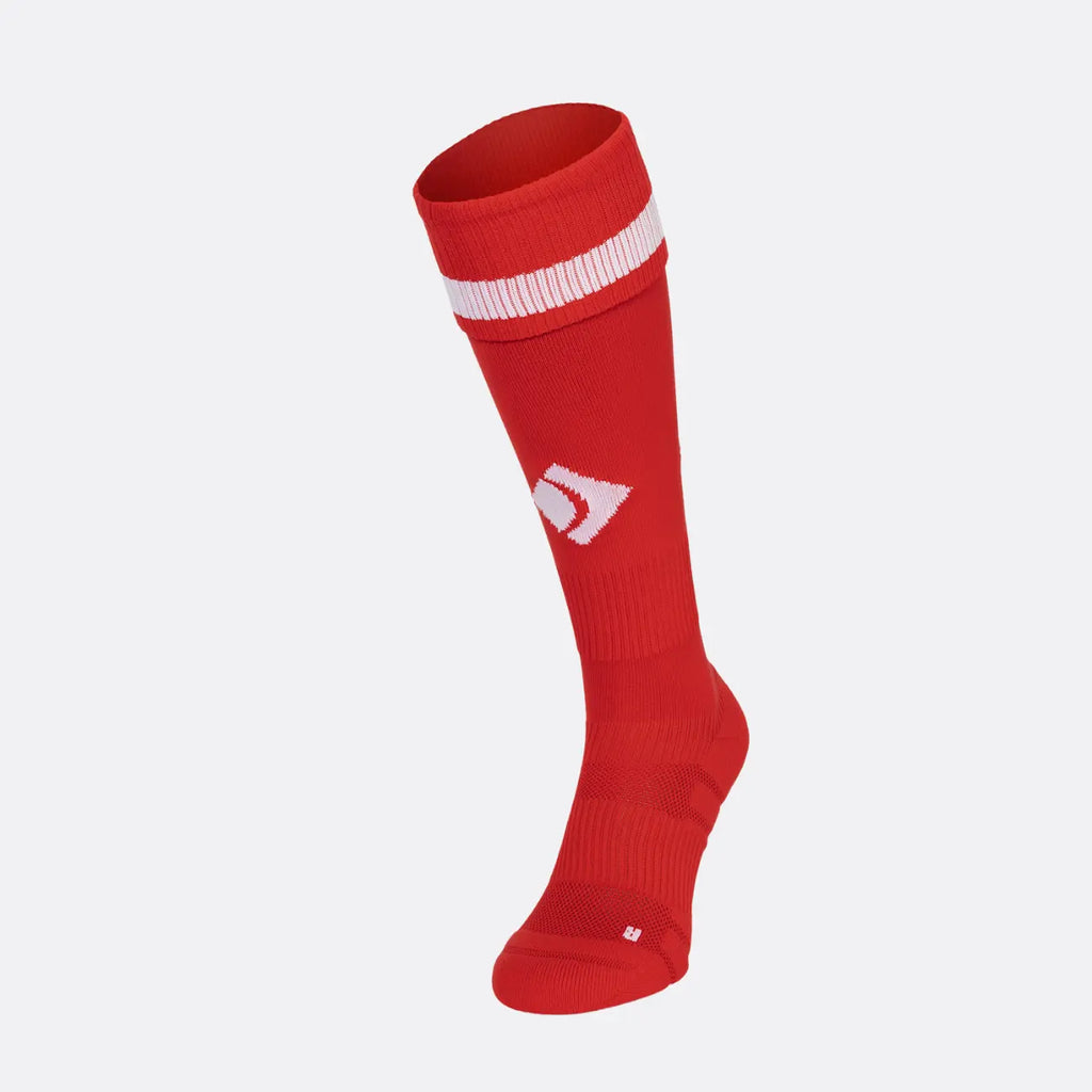 JDH Carbon kneehigh sock - Red