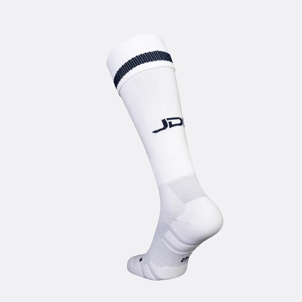 JDH Carbon kneehigh sock - White