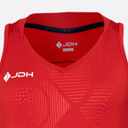 JDH Carbon débardeur pro filles - Rouge