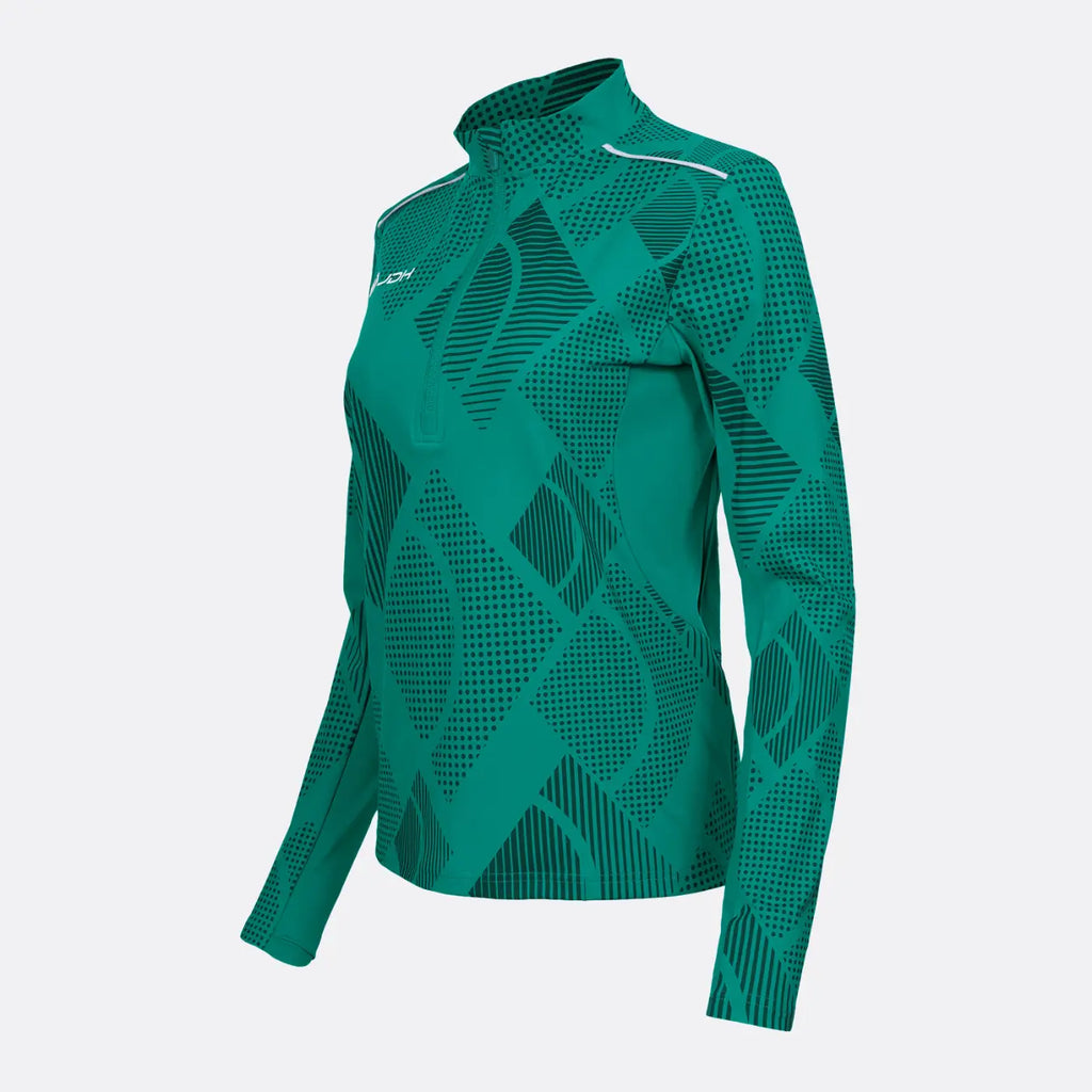 JDH Carbon women pro half-zip - Light Green