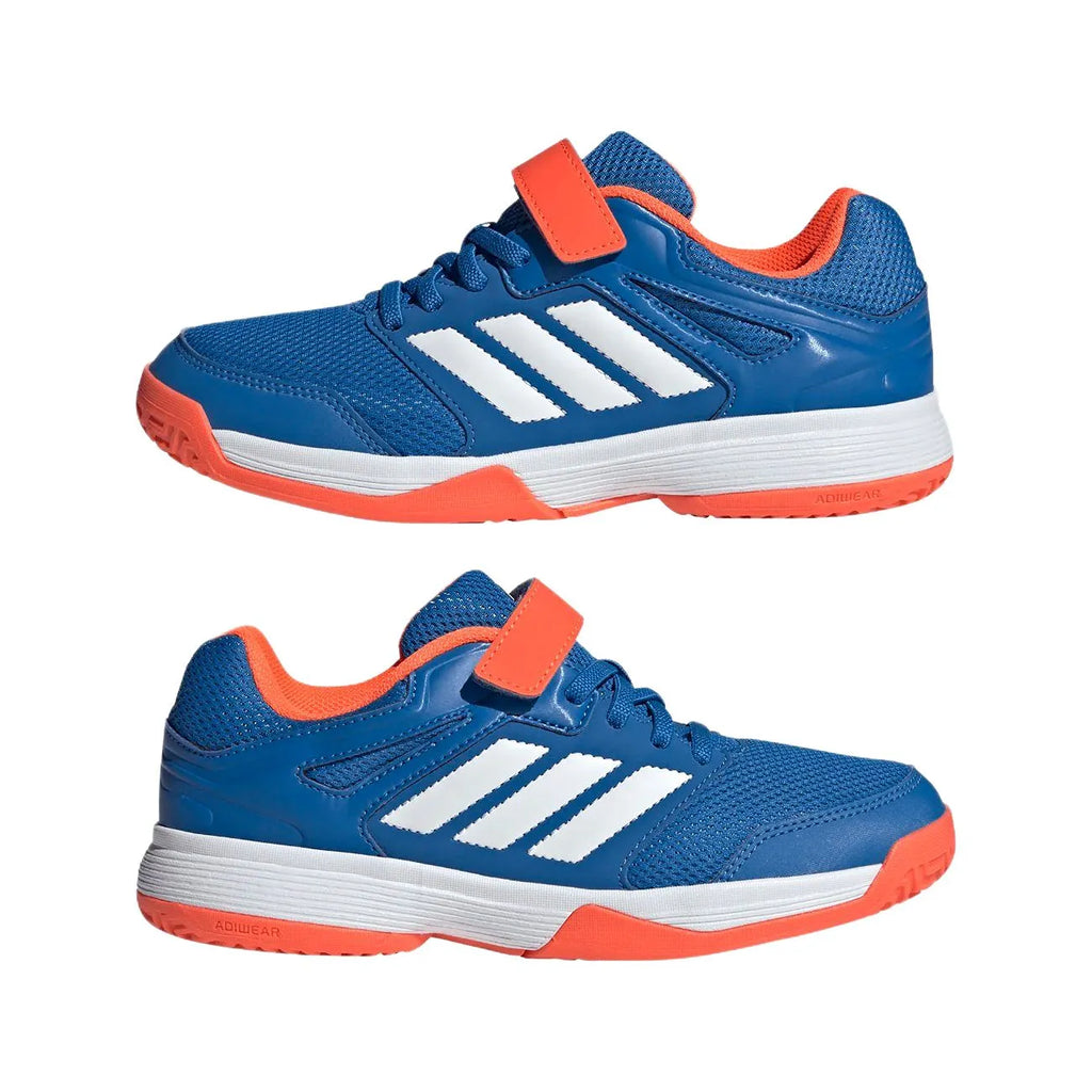 Adidas Speedcourt Velcro Junior - Bright Royal Hockeyschoen