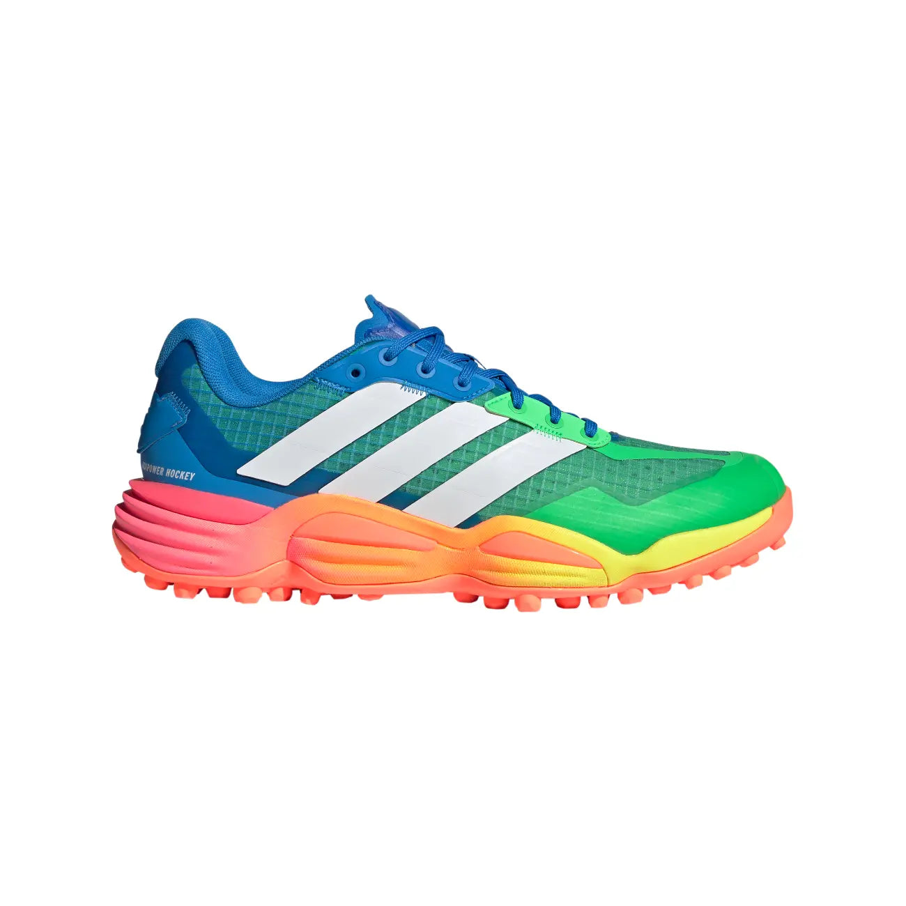 Adidas Adipower Hockey 4 LE - Blue White Green Hockeyschoen