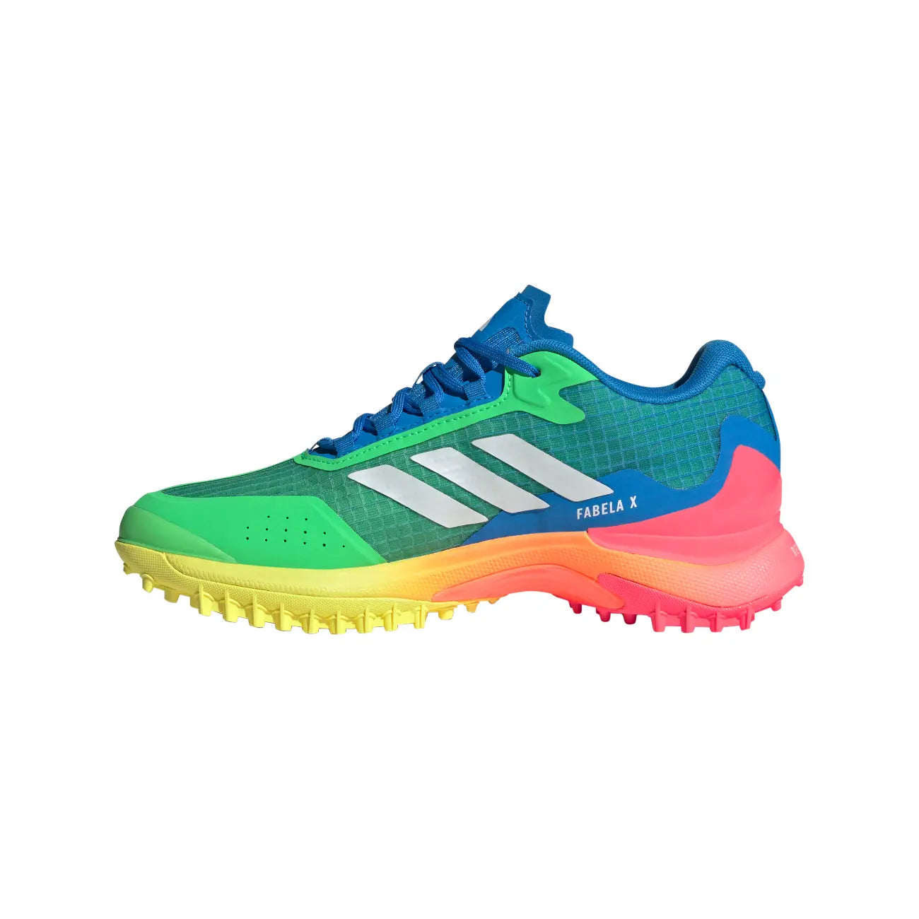 Adidas Fabela X 2 LE - Blue White Green Hockeyschoen