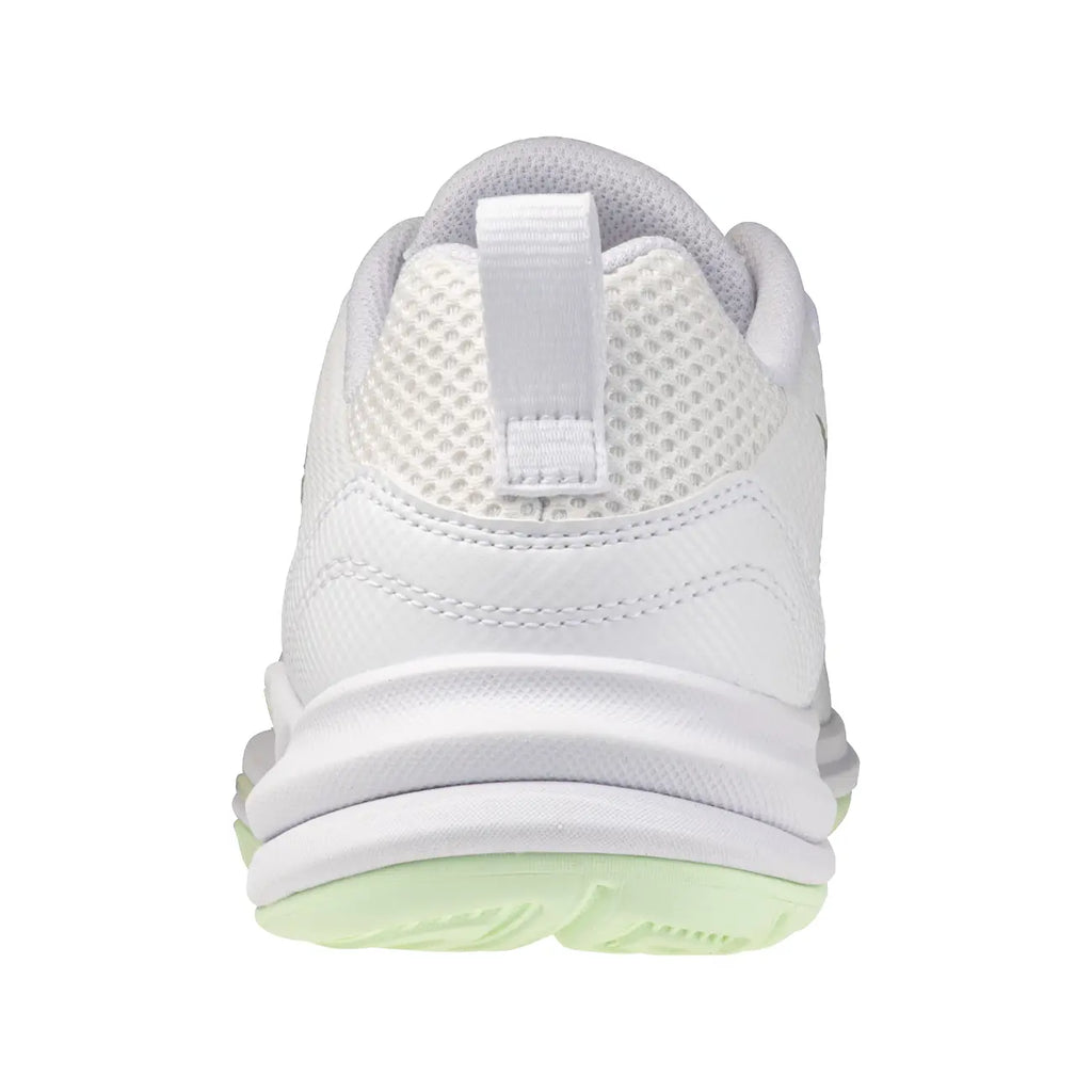 Mizuno Wave Stealth Pro Dames - White/Aqua Gray