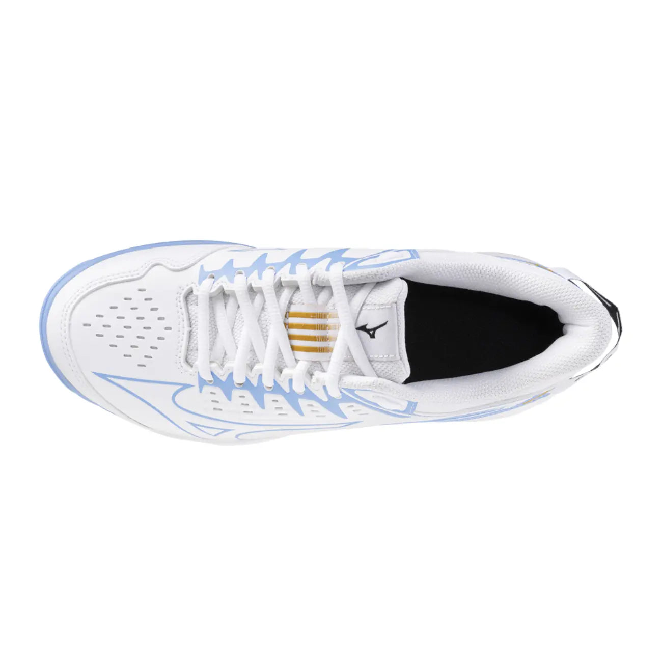 Mizuno Wave Lynx 2 Jr. - White/Celeste Hockeyschoen