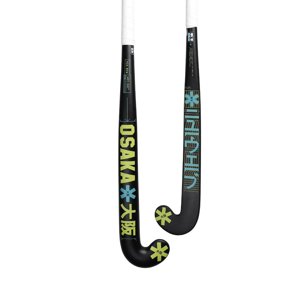 Osaka Mid Bow 10 - Blue-Shadow Lime Hockeystick