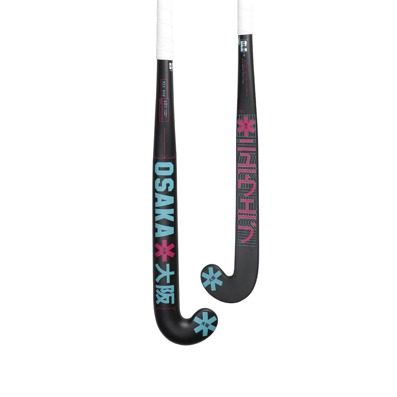 Osaka Mid Bow 10 - Retro Blue-Raspberry Hockeystick