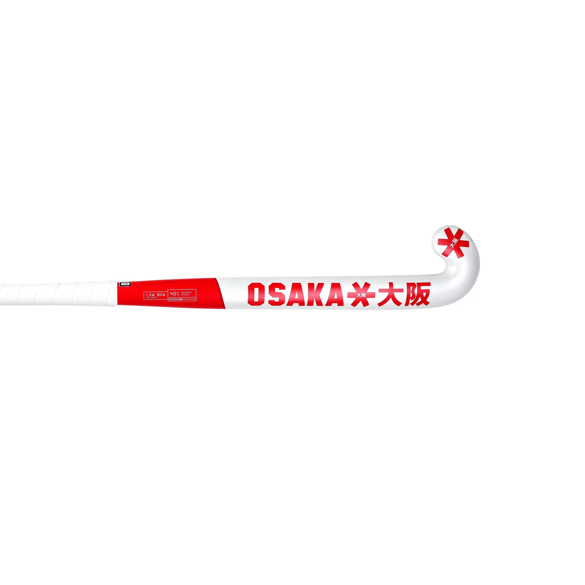Osaka Low Bow Advanced 40 - Pompeian Red Hockeystick