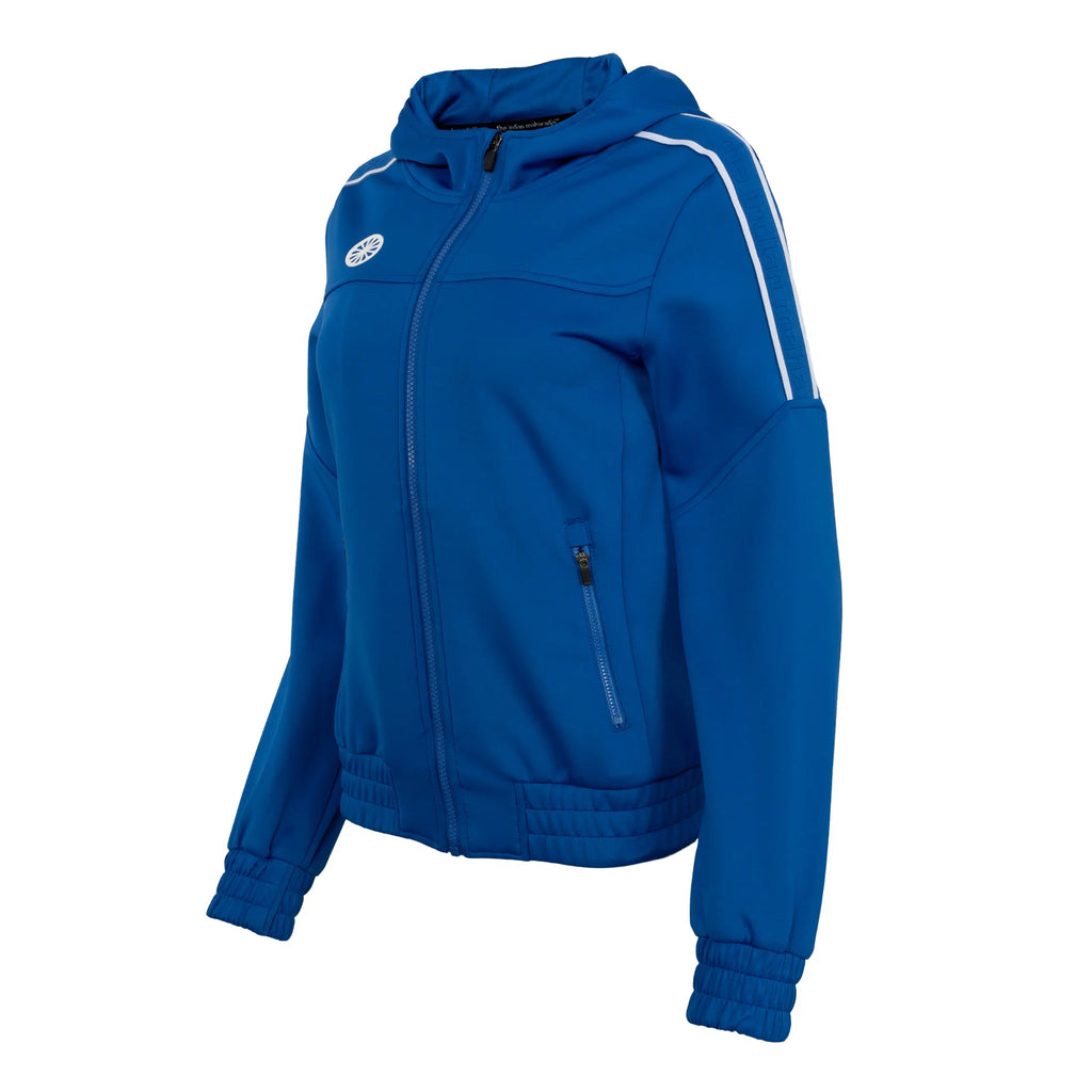 Indian Maharadja Jaipur women performance hooded jacket - Cobalt Kleding