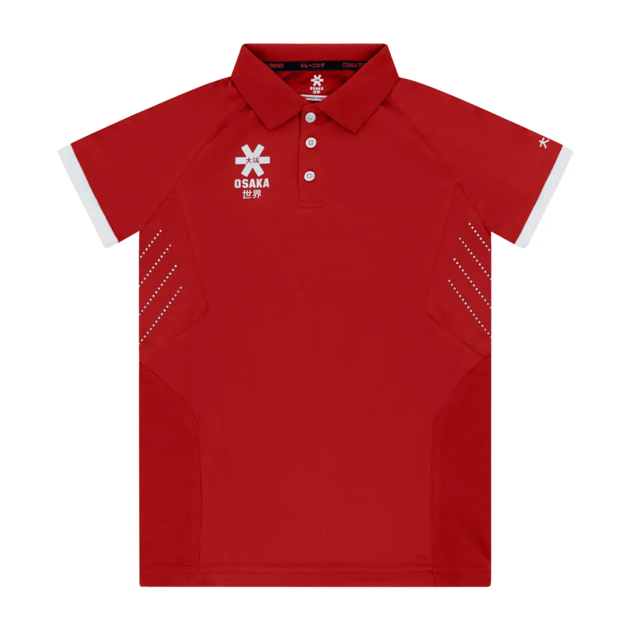 Osaka Kids Polo Jersey S Rec - Red