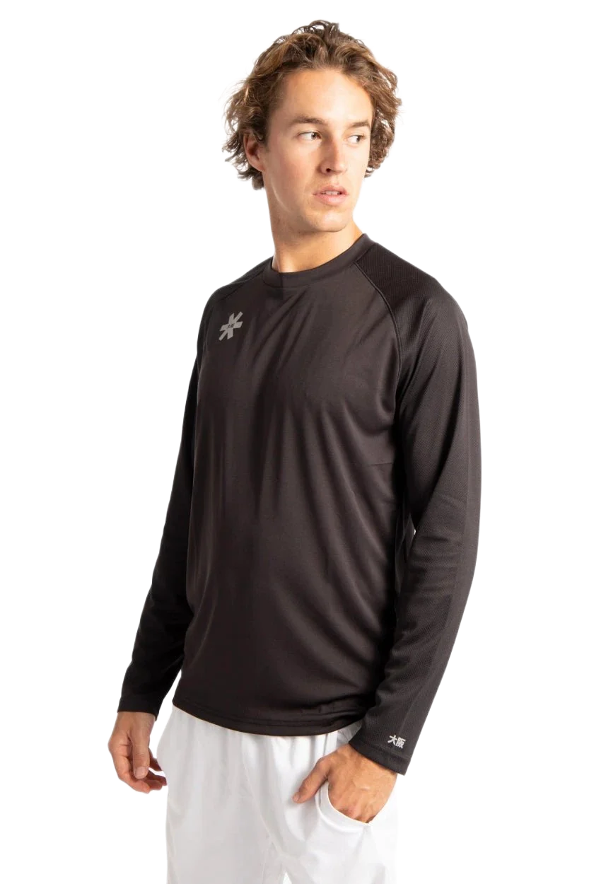 Osaka Men Training Tee Ls S Rec - Black Kleding