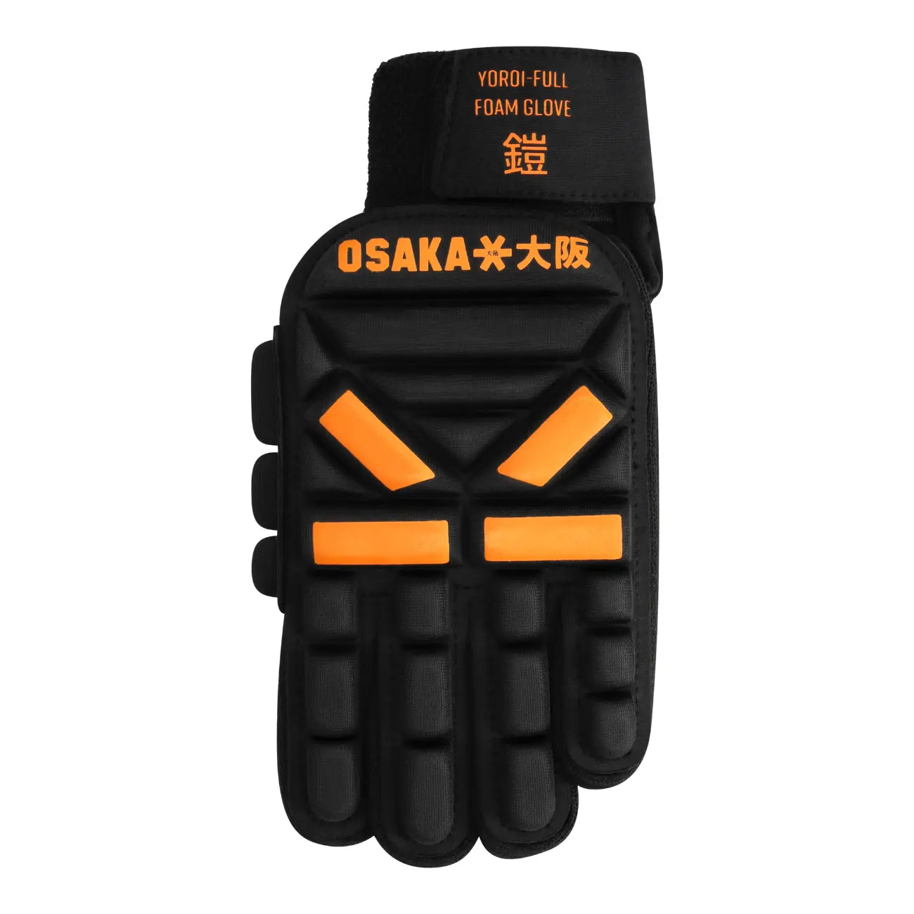 Osaka Yoroi Indoor Full Glove - Left Hand - Orange Tiger Bescherming