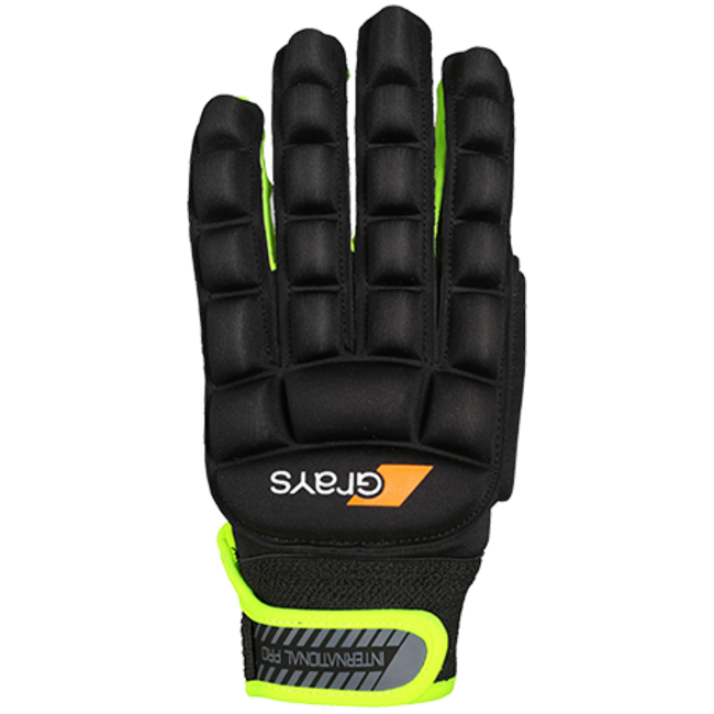 Grays International Pro Glove Black/Neon Yellow Links Bescherming
